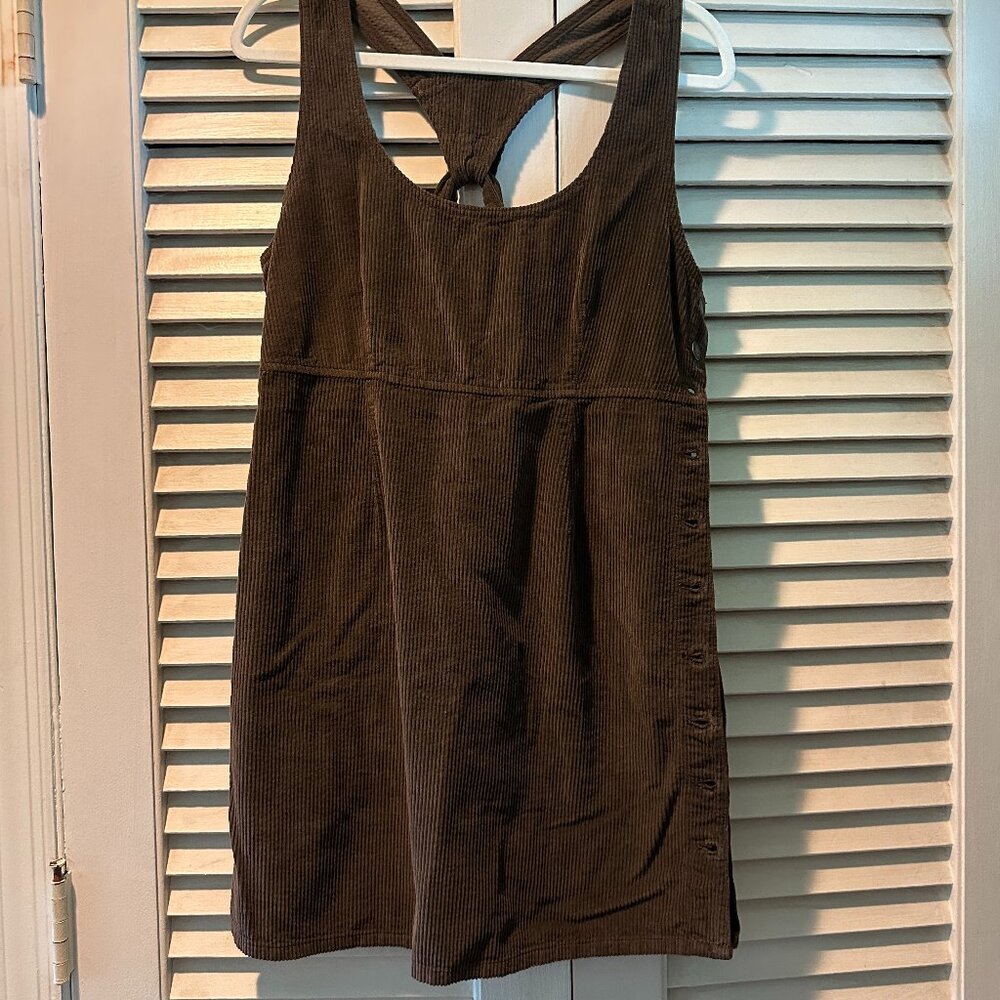 American Eagle brown corduroy dress (size medium)